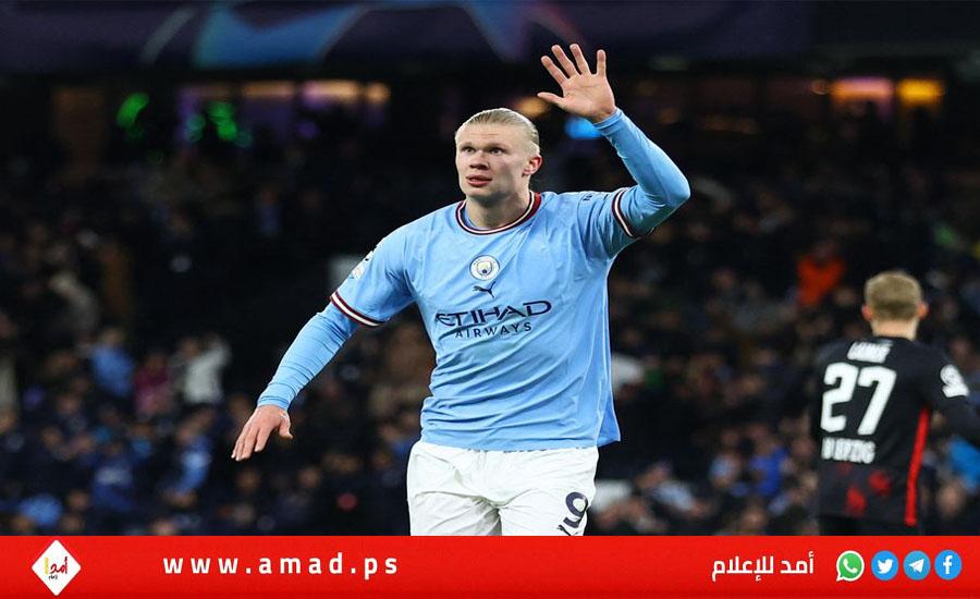 هالاند يبتعد بصدارة الحذاء الذهبى فى أوروبا 2023