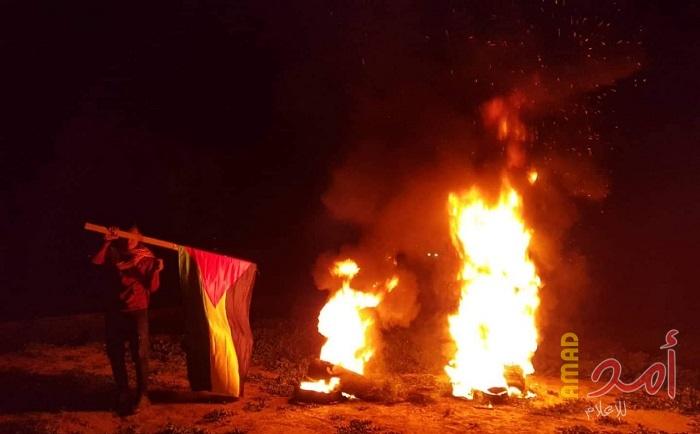 انطلاق فعاليات الإرباك الليلي شرق قطاع غزة