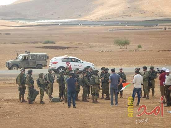 قوات الاحتلال تهدم خياما في الرأس الأحمر شمال الأغوار