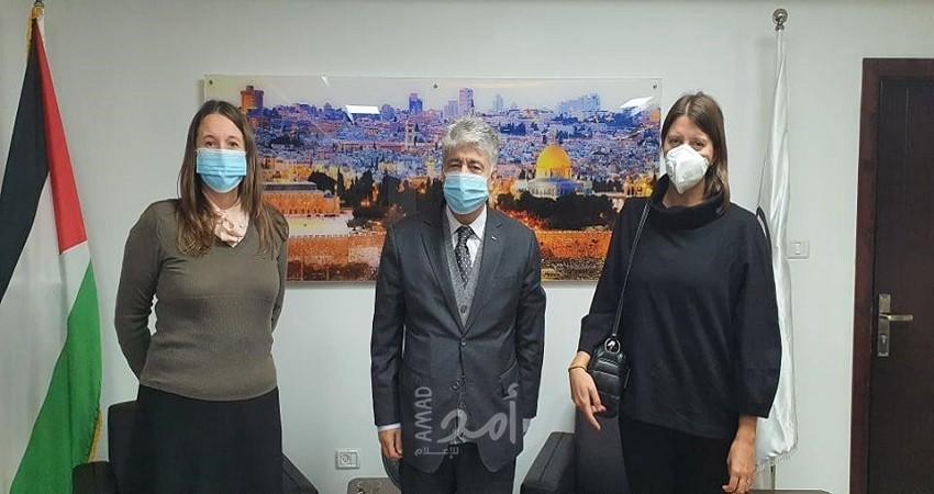 مجدلاني يبحث آخر المستجدات السياسية والعلاقات الثانية مع القنصل السويدي