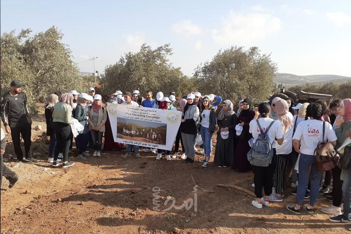 الإغاثة الزراعية تنظم حملة تطوعية لمساعدة المزارعين في قطف الزيتون بالمغير