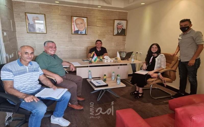 اتحاد السلة ومؤسسة خطوات برام الله يتفقان على ضرورة التعاون المشترك بينهما