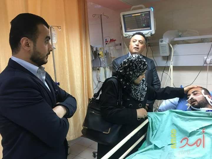 أبو بكر: تحسن طفيف على حالة الصحفي أحمد أبو حسين