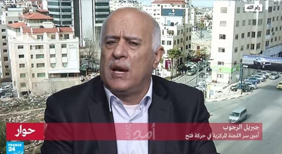الرجوب: لا مقارنة بخصومتنا مع دحلان وحماس .. والبرغوثي لن يترشح في قائمة مع أحد - فيديو