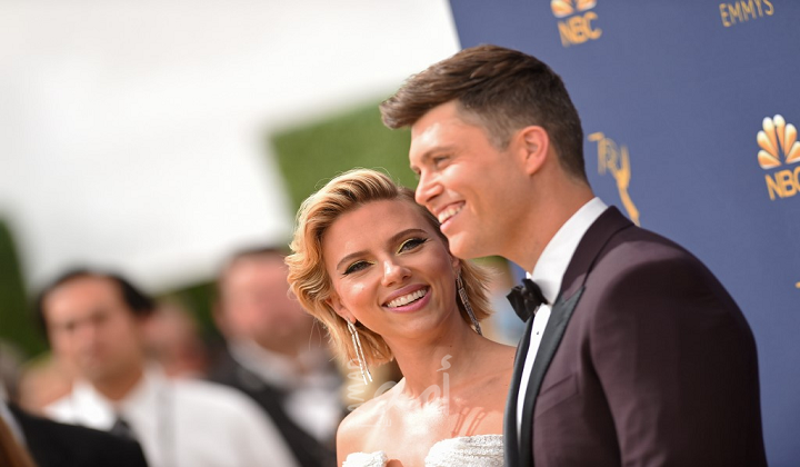 بطلة "قصة زواج" النجمة Scarlett Johansson تحتفل بزفافها الثالث