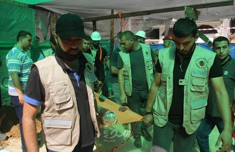"هندسة المتفجرات" بداخلية حماس تُحيّد خطر قذيفة من مخلفات الاحتلال شمال غزة