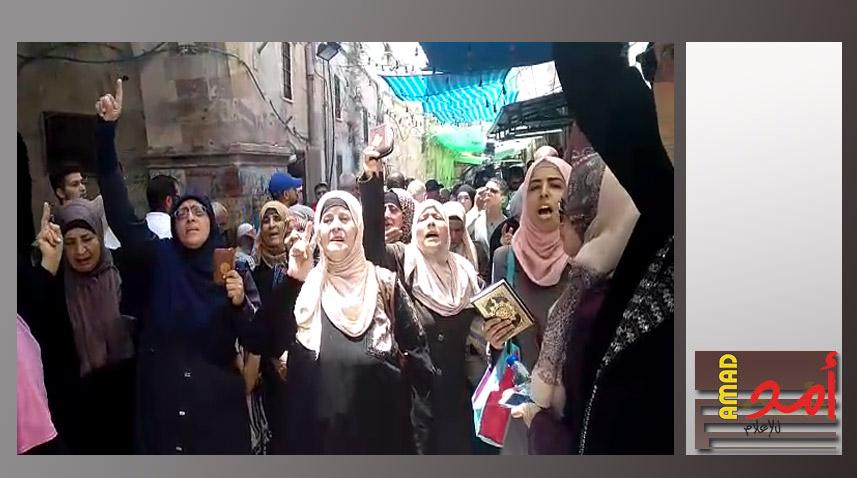 هتافات المرابطات في القدس المحتلة