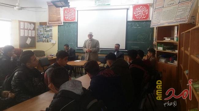 الأسطل يلتقي بنخبة من الطلاب بمدارس ثانوية بمحافظة رفح