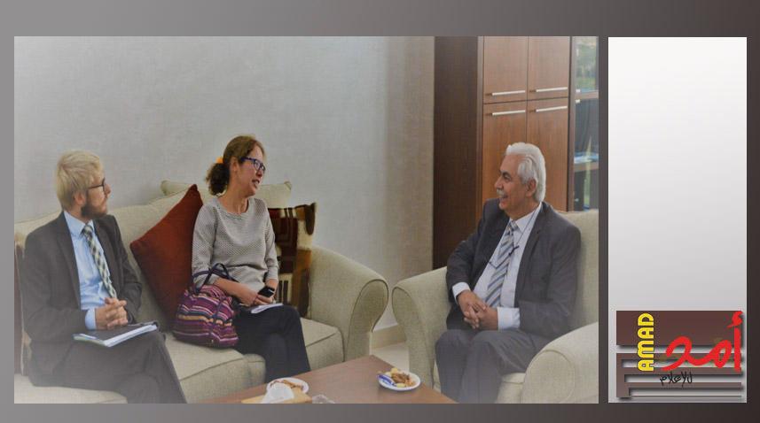 المدير الإقليمي للبنك الدولي في فلسطين تزور مصلحة مياه