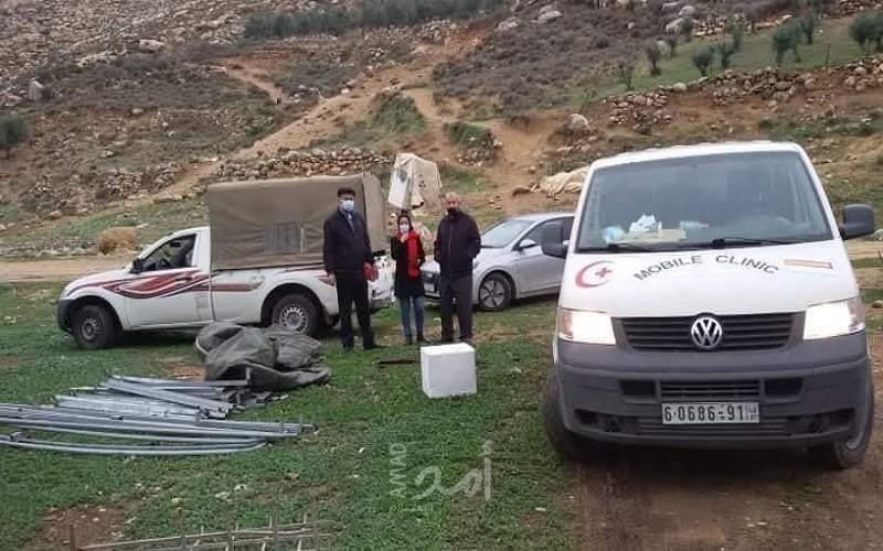 تنمية الخليل والشركاء ينفذون تدخلا في تجمع بدوي فرعة