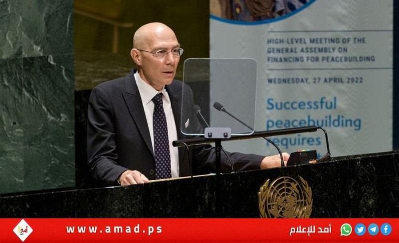 مسؤول أممي: إسرائيل تمارس عمليات قتل متعمدة في مخيم جنين