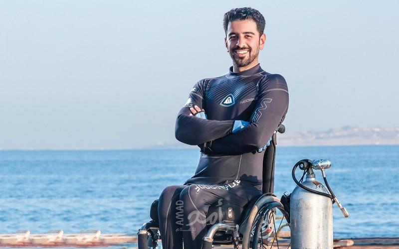 فيصل الموسوي.. غواص تحدى الإعاقة وتمكن من الوصول إلى العالمية - فيديو