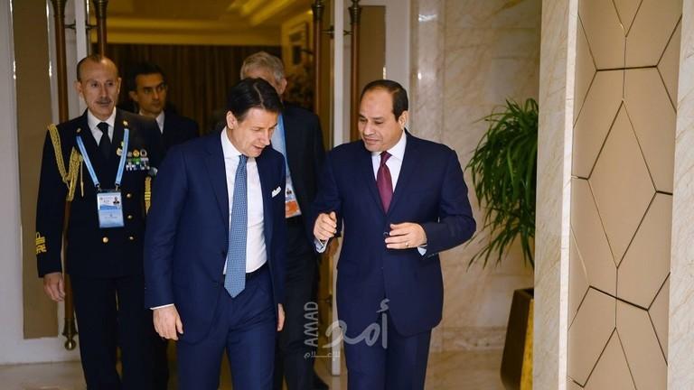 السيسي يؤكد دعمه التعاون مع إيطاليا للكشف عن ملابسات مقتل ريجيني