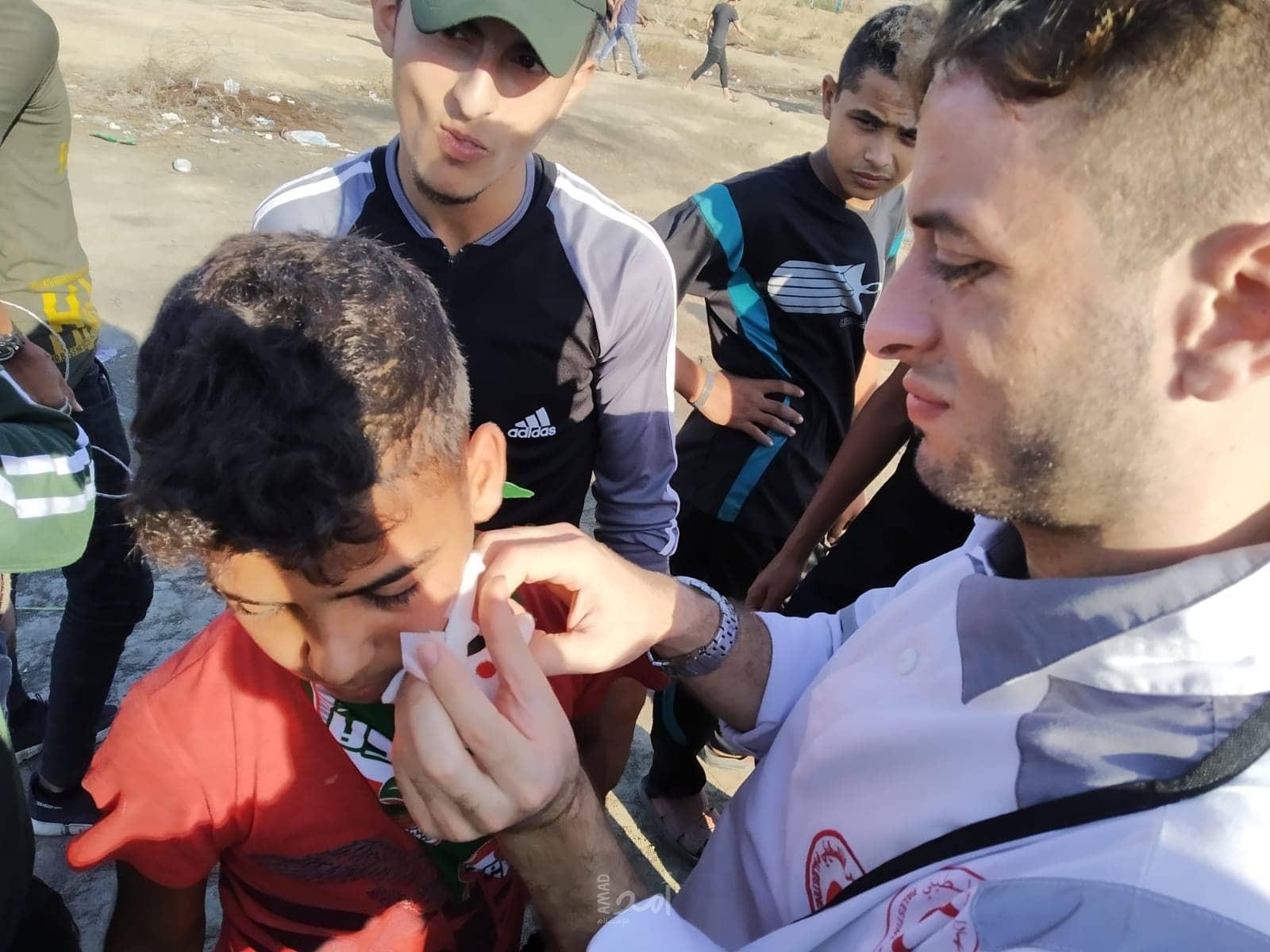 محدث 4 - بالصور والفيديو.. 69 إصابة برصاص جيش الاحتلال في جمعة "لا للتطبيع" شرق غزة