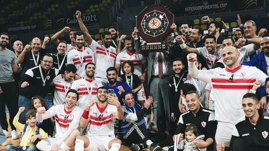 الزمالك يهزم الأهلي ويتوج بطلا للدوري المصري لكرة اليد