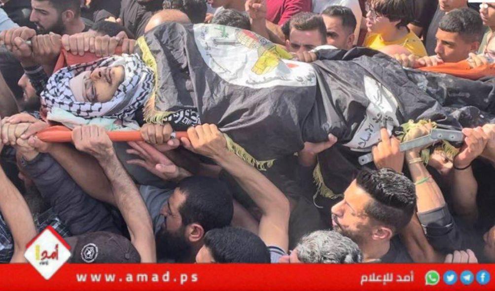 طوباس: تشييع جثمان الشهيد عدنان بني عودة في طمون
