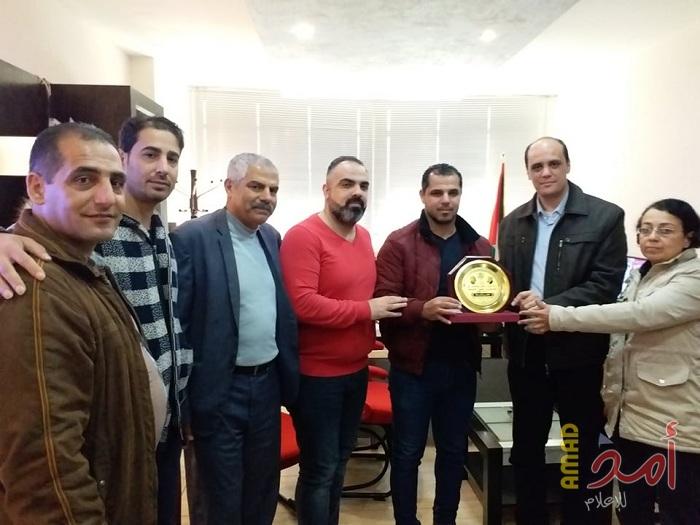 " مكتب فتح الصحفي" يزور عددا من الصحفيين في محافظة غزة