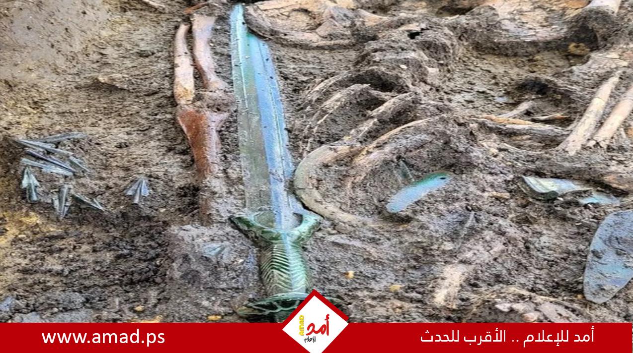 سيف برونزي عمره 3000 عام يثير فضول علماء الآثار