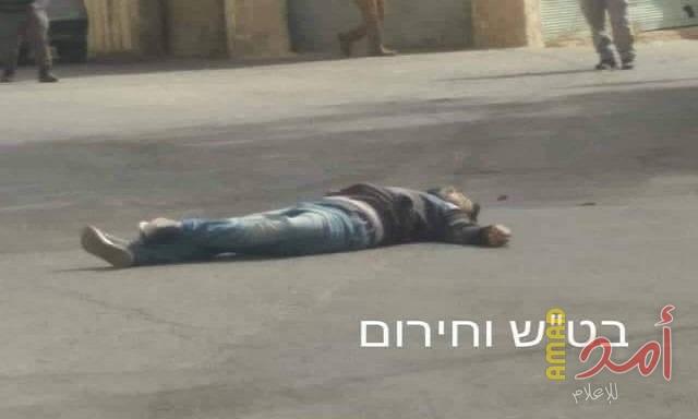 "محدث2".. الخليل: إستشهاد شاب برصاص جيش الاحتلال بزعم نيته تنفيذ عملية (فيديو وصور)