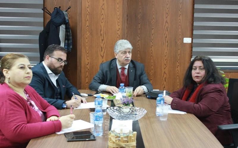 مجدلاني يؤكد أهمية التنسيق المشترك بين الأحزاب الديمقراطية التقدمية