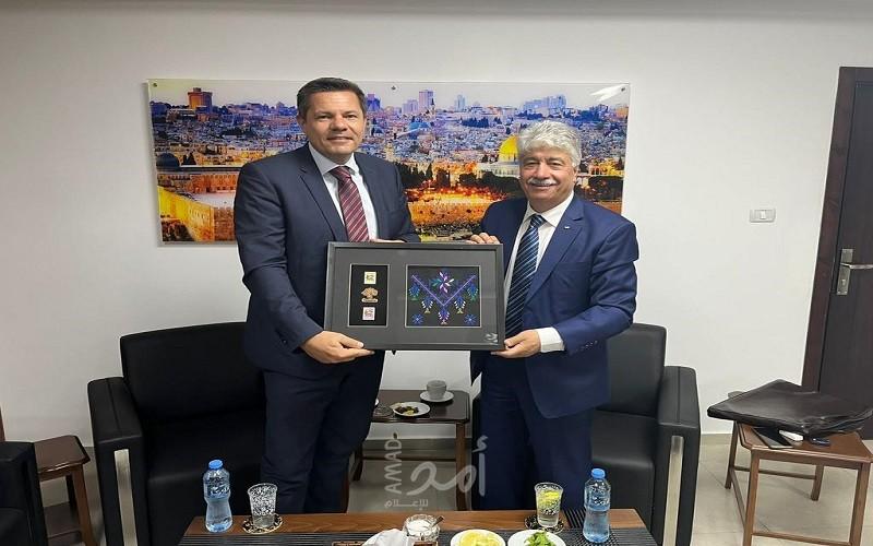 مجدلاني يستقبل ممثل سويسرا لمناسبة انتهاء مهامه الرسمية