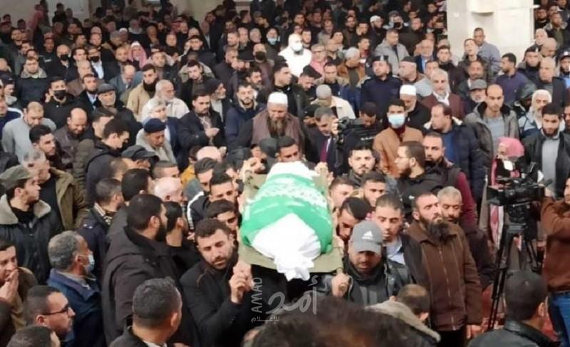 جماهير خانيونس تشيع والد قائد القسام "محمد الضيف"