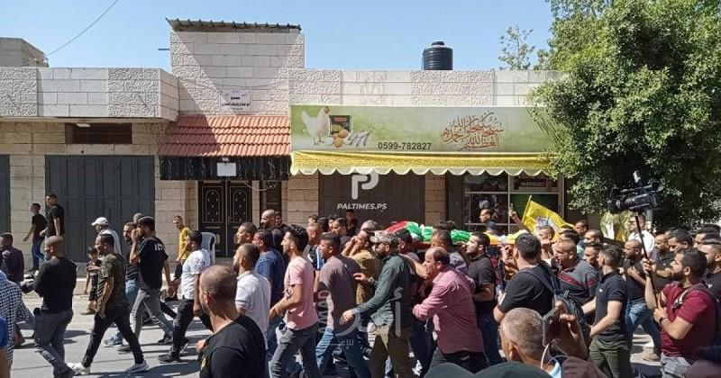 نابلس تشيّع جثمان الشهيد "نبيل غانم"
