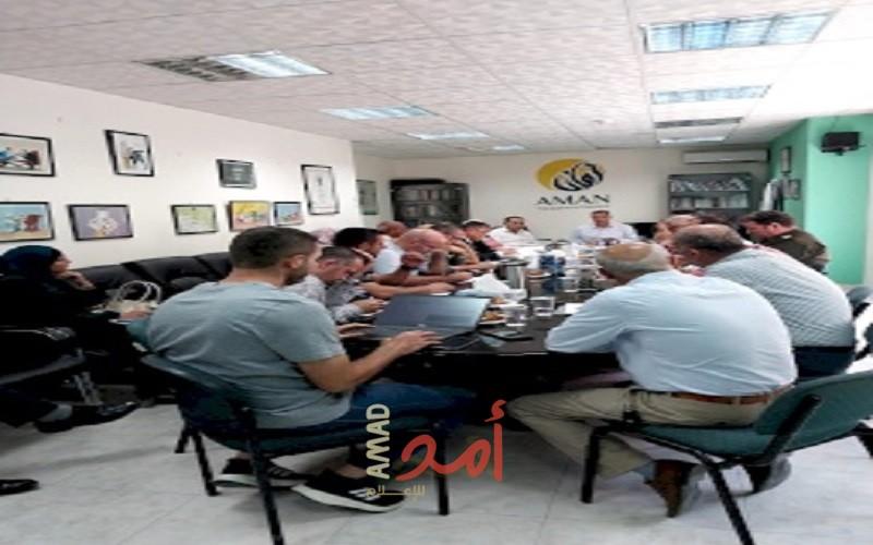 "ائتلاف أمان" يعقد جلسة نقاش حول واقع إدارة ملف المركبات الحكومية