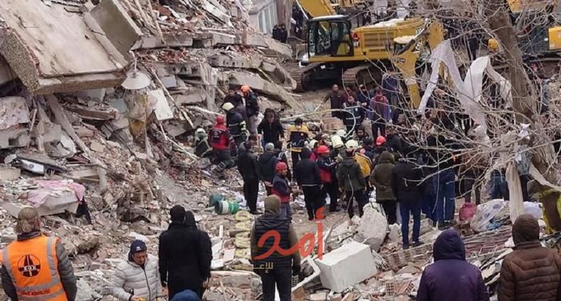 ارتفاع حصيلة الضحايا الفلسطينيين جراء الزلزال في تركيا وسوريا إلى 72
