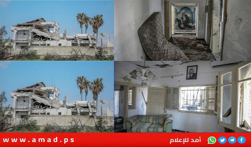 قوات "الغزو الفاشي" تدمر منزل الخالد ياسر عرفات في غزة - صور