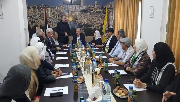 حركة فتح تكرم بعثة وزارة التربية والتعليم الكويتية إلى فلسطين