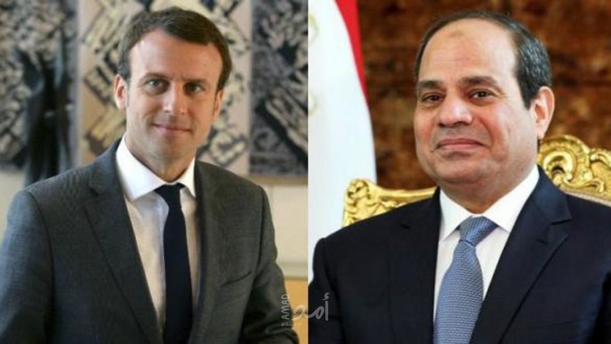 السيسى يتلقى اتصالا من ماكرون ويتفقان على التحرك لنفاذ المساعدات لغزة