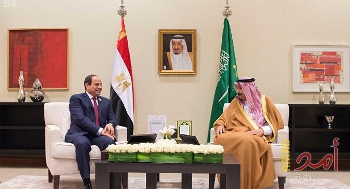 ملك السعودية أكد للسيسي باتصال هاتفي حرص بلاده على أمن واستقرار مصر