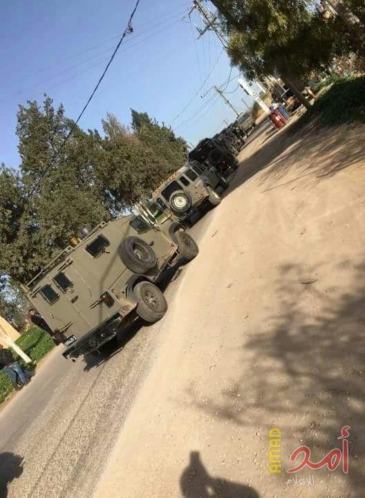 جيش الاحتلال يشن حملة تفتيش واسعة في جبال برقين غرب جنين