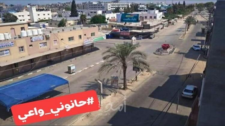 نشطاء يطلقون حملة "حانوني واعي" لتوعية المواطنين الالتزام بحظر التجول- صور