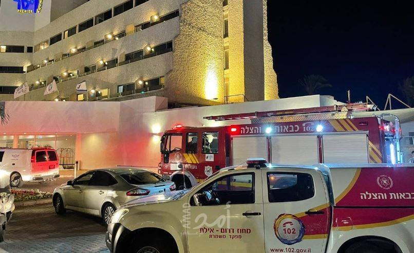 انفجار داخل فندق سيزار في مدينة إيلات جنوب إسرائيل