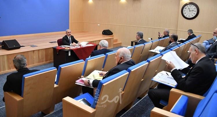 رام الله: الحكومة تقر حزمة من السياسات لضبط وتعزيز الجهود التنموية في قطاع غزة