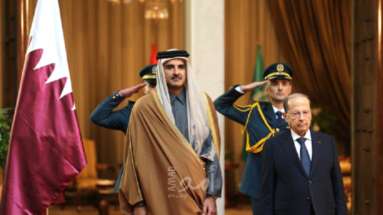 عون يدعو أمير قطر لزيارة لبنان