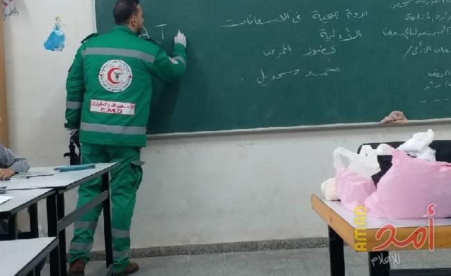 بالصور.. الخدمات الطبية تنظم دورة عن مهارات الإسعافات الأولية برفح