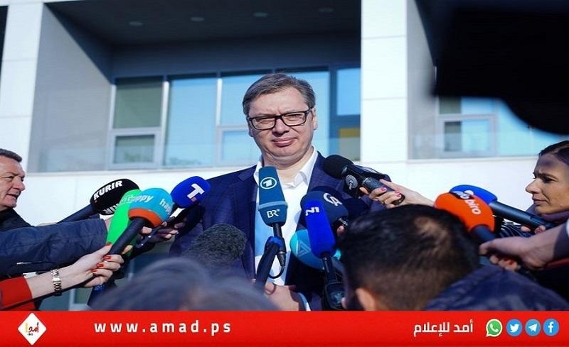 فوتشيتش: الاتحاد الأوروبي طالب صربيا بتحديد مع من تقف في العلاقات مع روسيا