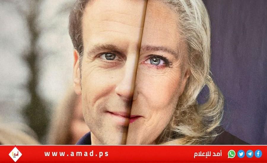 ماكرون ولوبان يتأهلان للجولة الحاسمة من انتخابات الرئاسة الفرنسية
