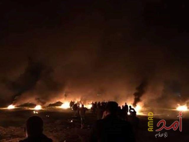 انطلاق فعاليات الإرباك الليلي شرق غزة وسماع دوي انفجارات شديدة
