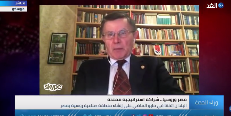 بالفيديو.." ماتوزوف": روسيا تنظر إلى مصر كحليف استراتيجي أساسي بمنطقة الشرق الأوسط