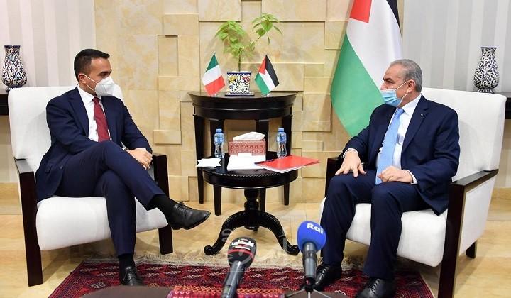 اشتية: نعمل لتجاوز المعيقات لإجراء الانتخابات ويدعو إيطاليا للاعتراف بالدولة الفلسطينية
