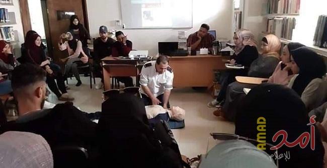 اختتام دورتي الاسعاف الأولي لطلبة جامعة القدس المفتوحة بأريحا