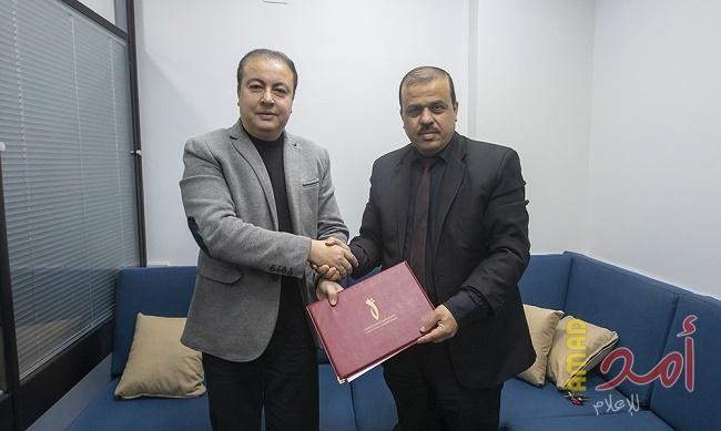 الكلية الجامعية للعلوم التطبيقية توقع مذكرة تفاهم مع جمعية إعمار للتنمية والتأهيل