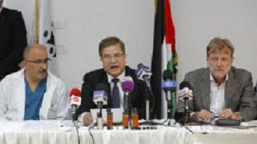 وزير الصحة: قوات الاحتلال هددت حياة 256 مريضا بمجمع فلسطين الطبي