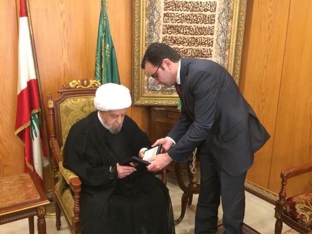 لجنة القدس تلتقي برئيس المجلس الإسلامي الشيعي الأعلى في لبنان