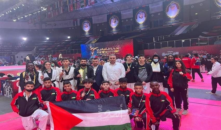 غزة: البعثة الفلسطينية تنهي مشاركتها في بطولتي " كأس العرب" و"الفجيرة الدولية" للتايكوندو