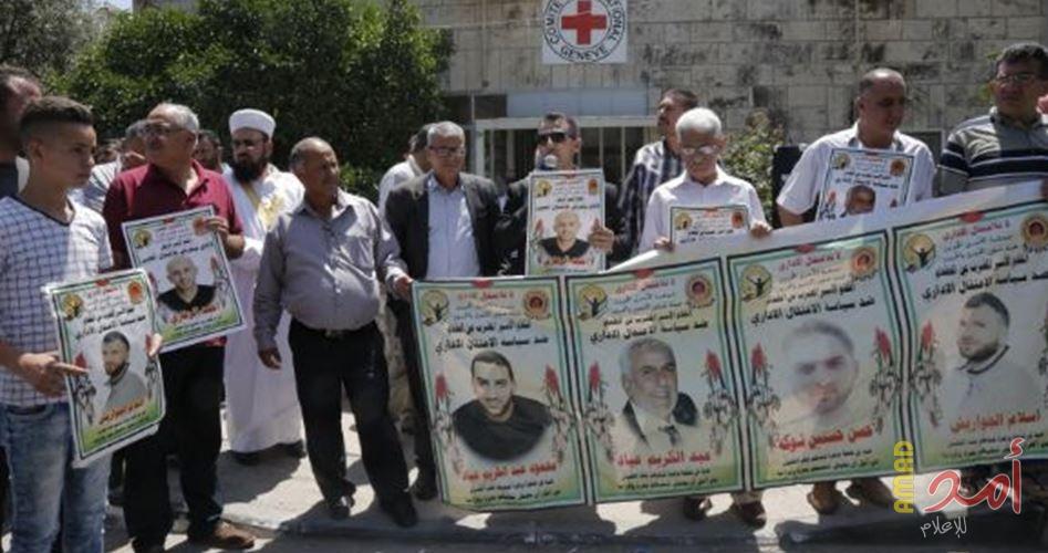 وقفة لنصرة الأسرى الإداريين المضربين عن الطعام ببيت لحم